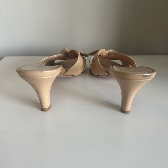 Prada Kitten Heel Mules With Bows - Picture 6 of 10